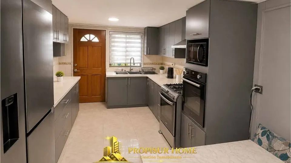 Cocina amoblada de casa en venta en Angol Villa Alemania